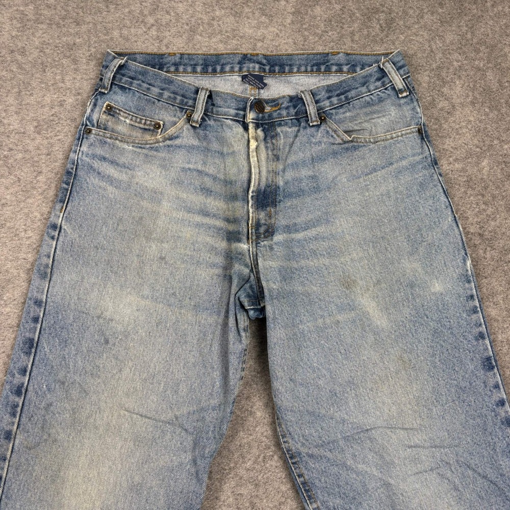 RK Brand Jeans Mens 34x29 Light Wash Baggy Relaxed Fit Denim Pants Vintage 90s